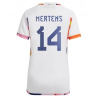 Belgien Dries Mertens #14 Bortatröja Dam VM 2022 Kortärmad